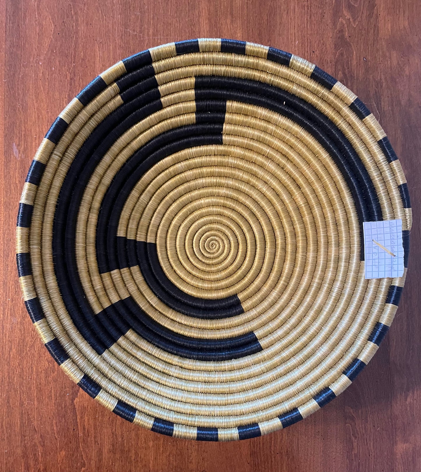 African Woven Basket, Rwanda Basket, Woven Bowl, Natural Sisal Fiber, Dining Centerpiece, Fruit & Bread Basket