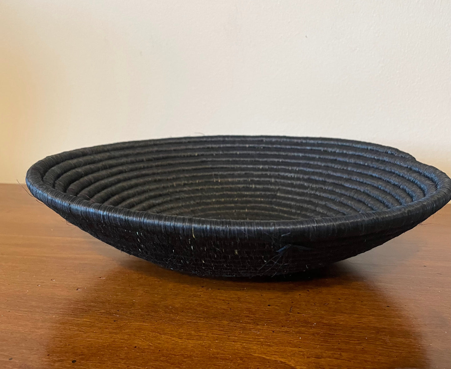 African Woven Basket, Rwanda Basket, Woven Bowl, Natural Sisal Fiber, Dining Centerpiece, Fruit & Bread Basket