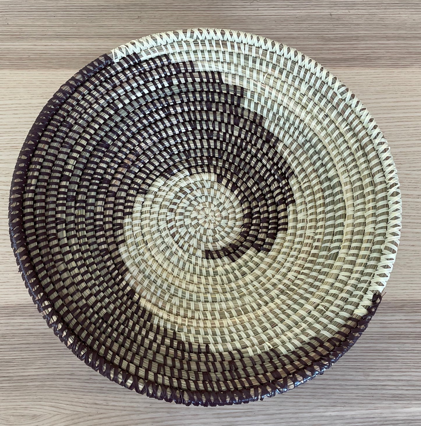 African Woven Basket, Senegal Basket, Woven Bowl, Natural Palm Fiber, Dining Centerpiece, Fruit & Bread Basket