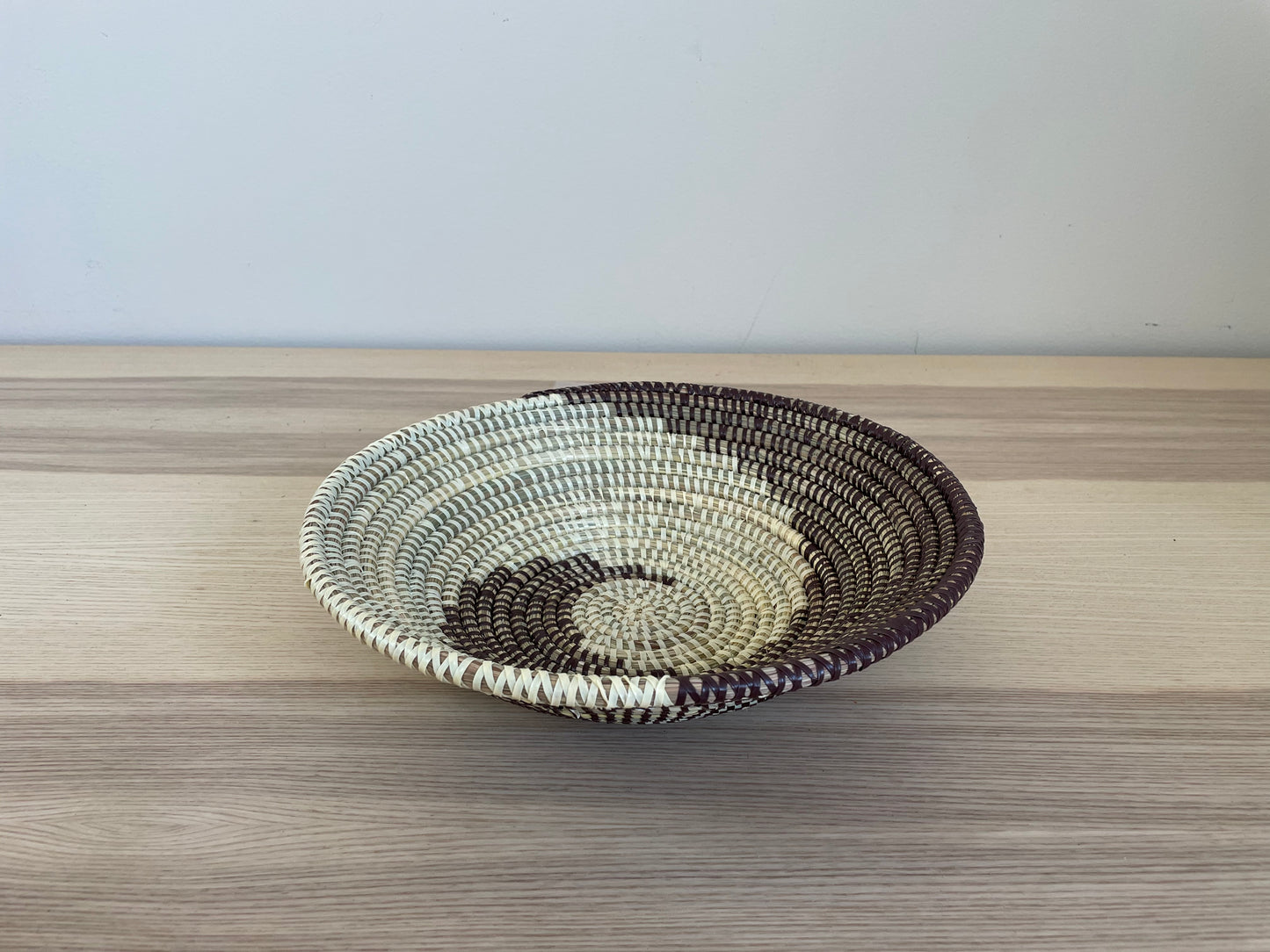 African Woven Basket, Senegal Basket, Woven Bowl, Natural Palm Fiber, Dining Centerpiece, Fruit & Bread Basket