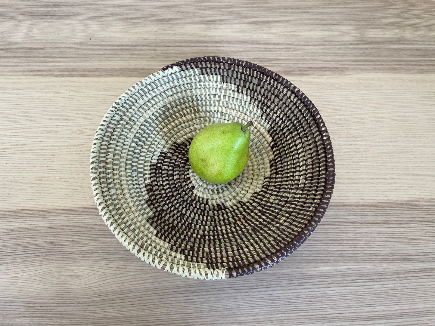 African Woven Basket, Senegal Basket, Woven Bowl, Natural Palm Fiber, Dining Centerpiece, Fruit & Bread Basket