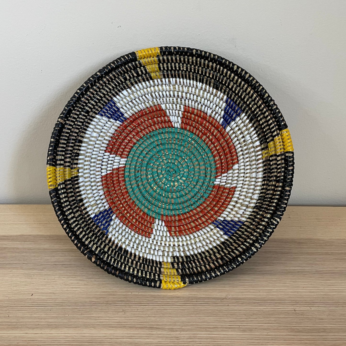 African Woven Basket, Senegal Basket, Woven Bowl, Natural Palm Fiber, Dining Centerpiece, Fruit & Bread Basket