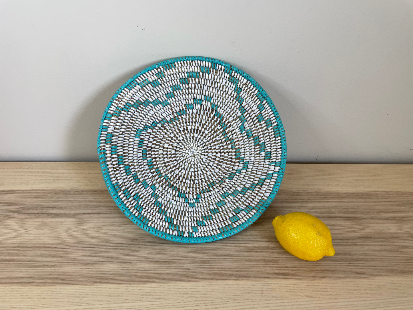 African Woven Basket, Senegal Basket, Woven Bowl, Natural Palm Fiber, Dining Centerpiece, Fruit & Bread Basket