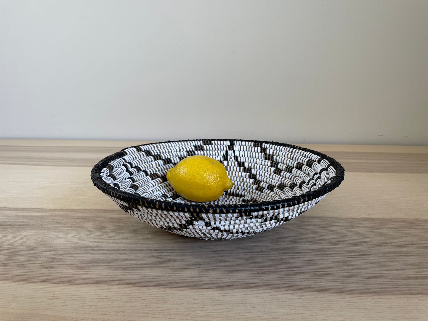 African Woven Basket, Senegal Basket, Woven Bowl, Natural Palm Fiber, Dining Centerpiece, Fruit & Bread Basket