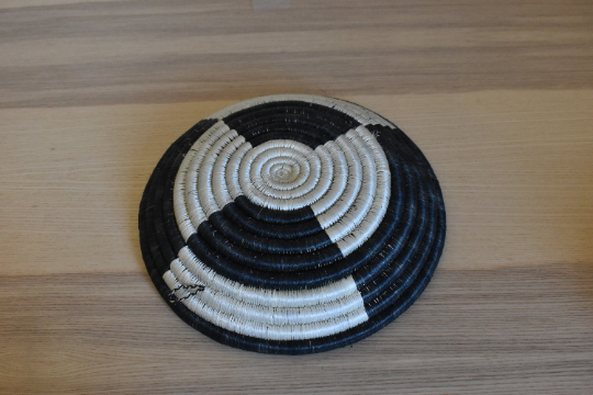 African Woven Basket, Rwanda Basket, Woven Bowl, Natural Sisal Fiber, Dining Centerpiece, Fruit & Bread Basket